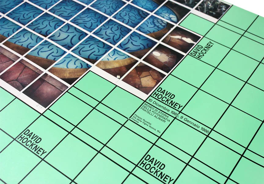 Rain on Pool Poster by David Hockney - Image 2