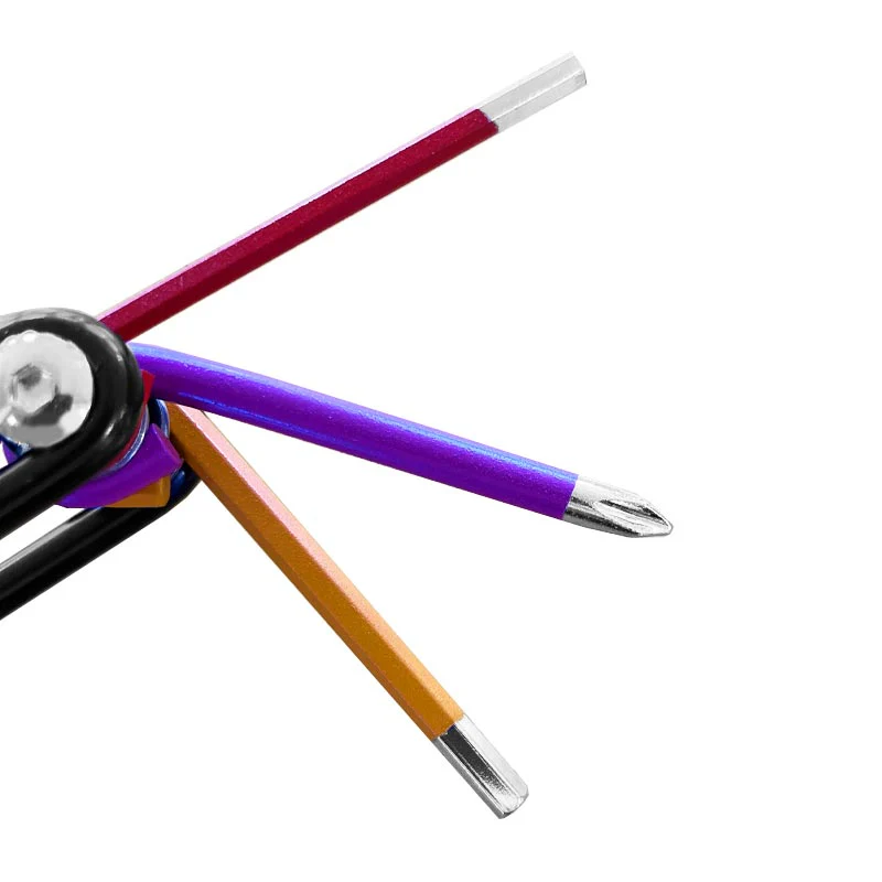 Rainbow multi-tool with light, by Kikkerland - Image 2