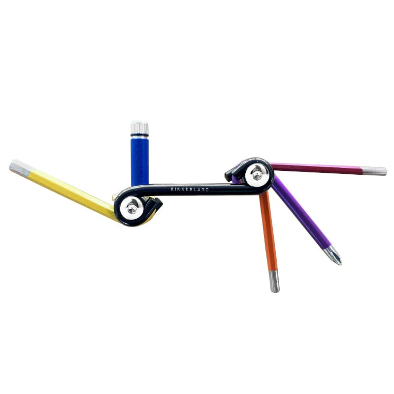 Rainbow multi-tool with light, by Kikkerland - Image 5