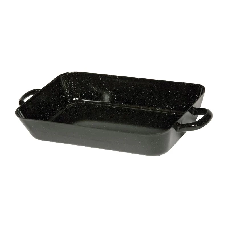 Rectangular Enamel Roasting / Baking Pan, 29 x 18 cm, by Riess Classic - Image 3