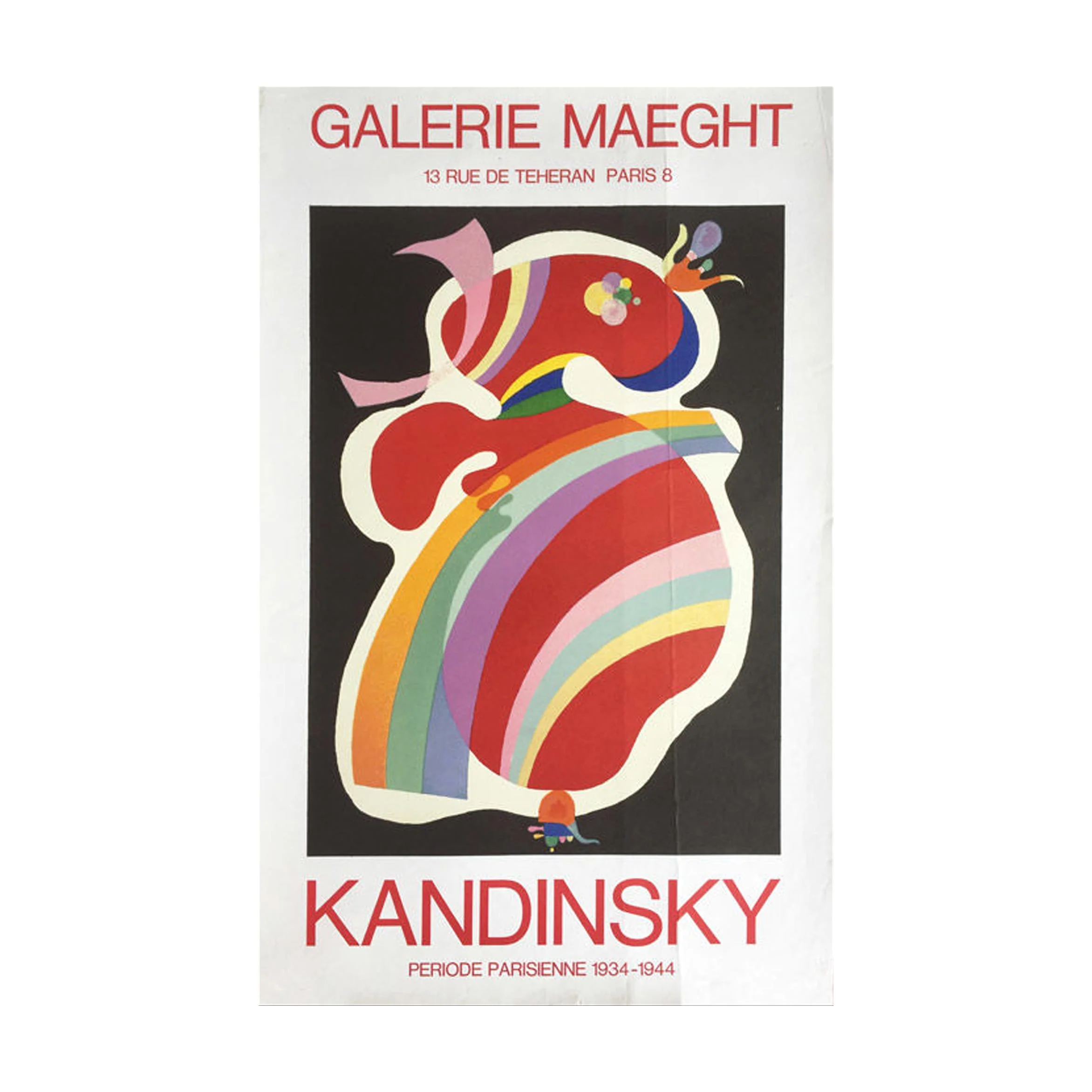 Red Shape (Forme Rouge) 1938 poster by Wassily Kandinsky - Image 2