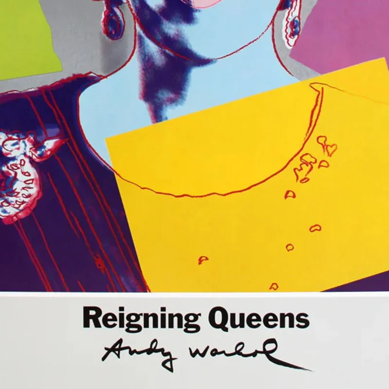 Reigning Queens: Queen Beatrix of the Netherlands poster by Andy Warhol - Image 3