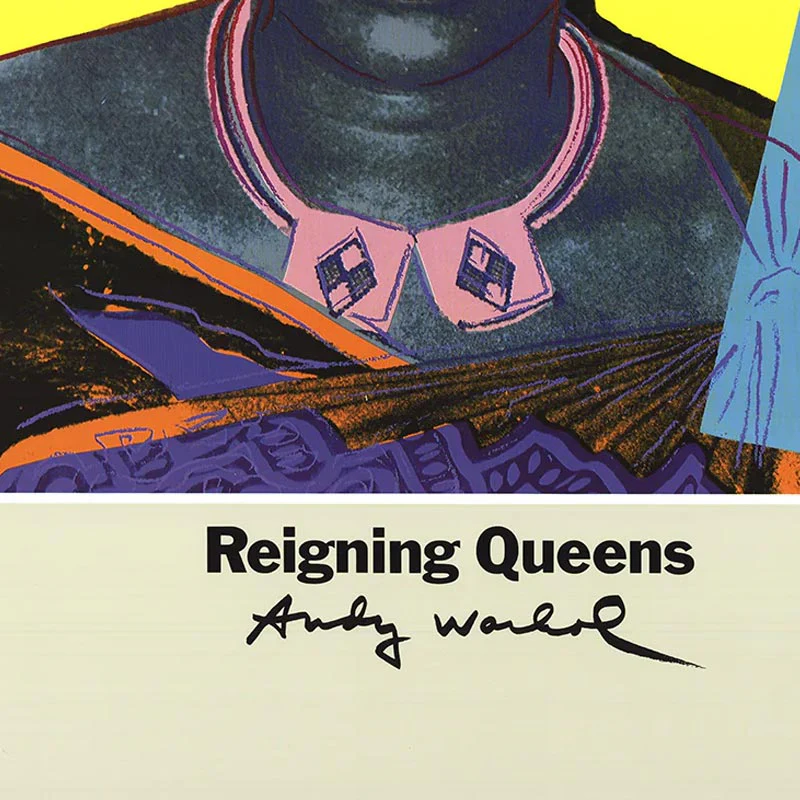 Reigning Queens: Queen Ntfombi of Eswatini poster by Andy Warhol - Image 3