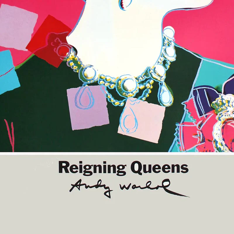 Reigning Queens: Queen Margrethe II of Denmark poster by Andy Warhol - Image 3