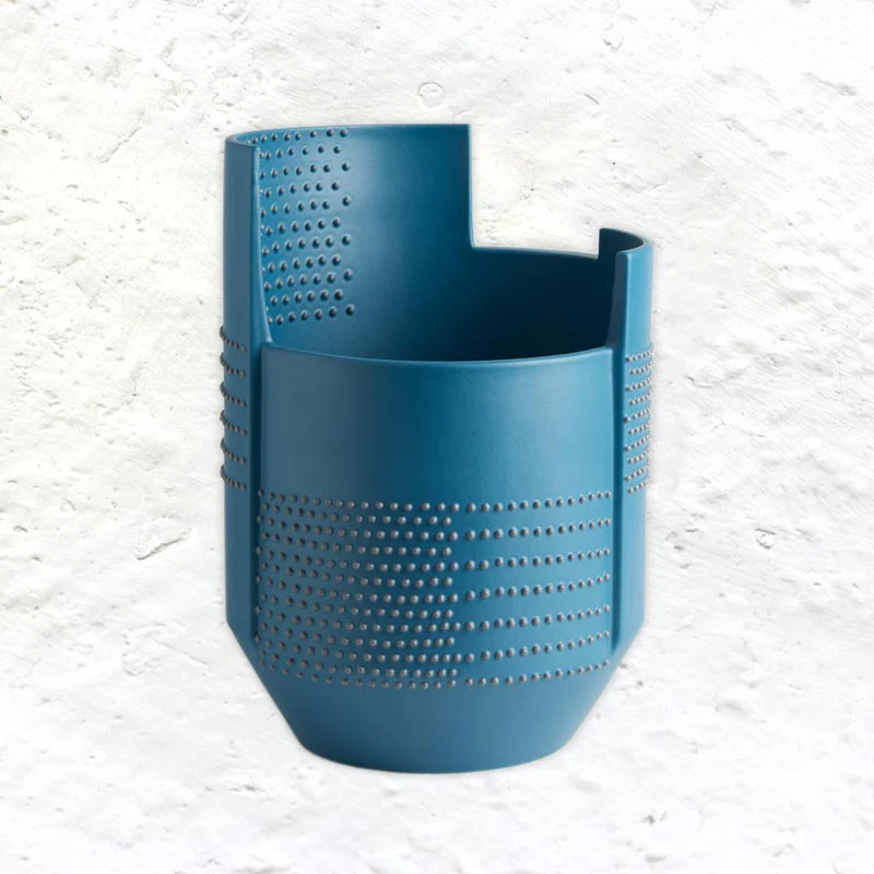 Hugo Vase, Petrol Blue - des. Simona Cardinetti for Nuoveforme - exclusive