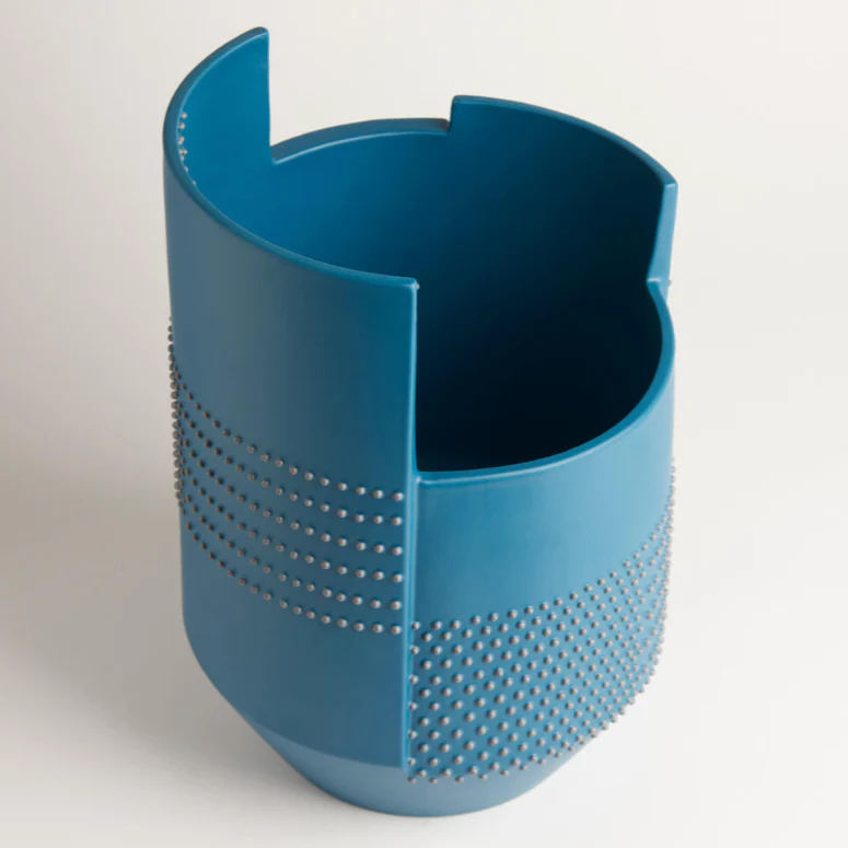 Hugo Vase, Petrol Blue - des. Simona Cardinetti for Nuoveforme - exclusive - Image 3