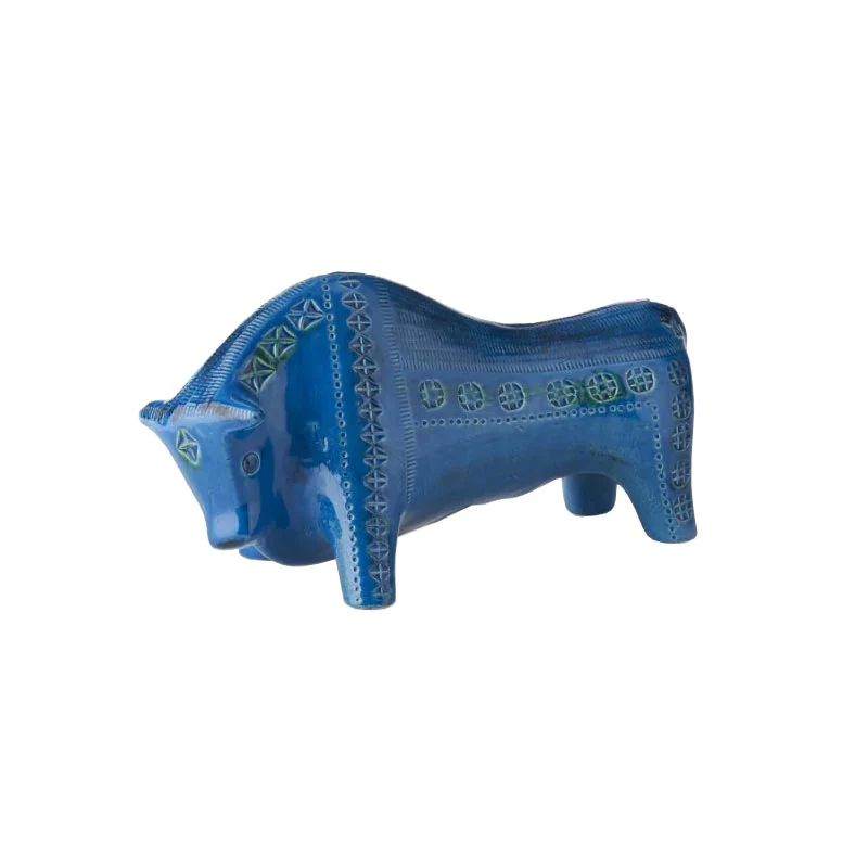 Rimini Blu Bull Number 14, des. Aldo Londi for Bitossi - Image 2