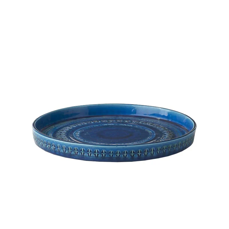 Rimini Blu Platter Number 180, des. Aldo Londi for Bitossi - Image 2