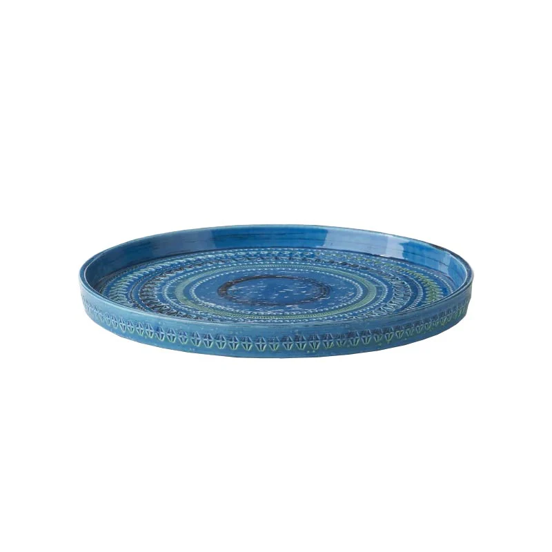 Rimini Blu Centrepiece Platter Number 181, des. Aldo Londi for Bitossi - Image 2