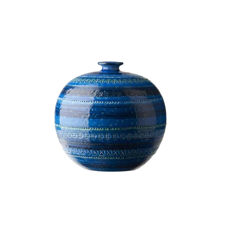 Rimini Blu Vase Number 43 des. Aldo Londi for Bitossi - Image 2