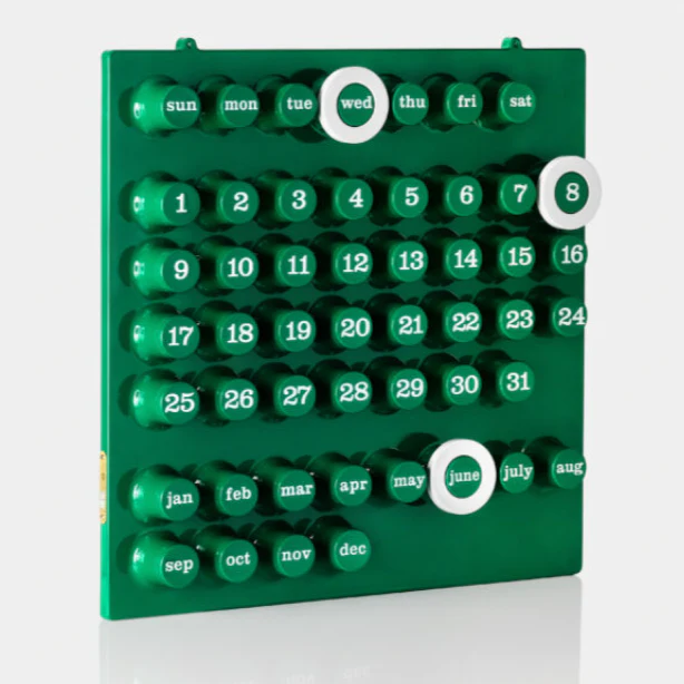Ring a Date Perpetual Calendar - Green - Image 5