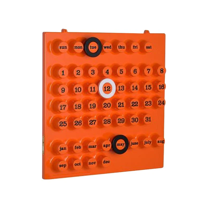 Ring-a-Date Perpetual Calendar - Orange - Image 4