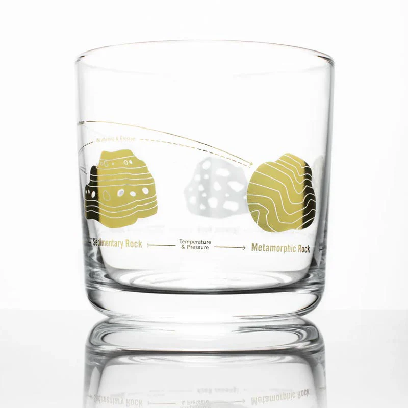 Rock Cycle Whiskey Glass by Cognitive Surplus - Image 2