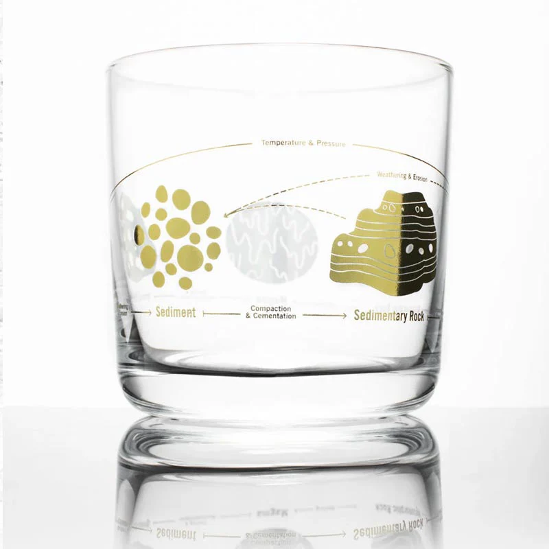 Rock Cycle Whiskey Glass by Cognitive Surplus - Image 3