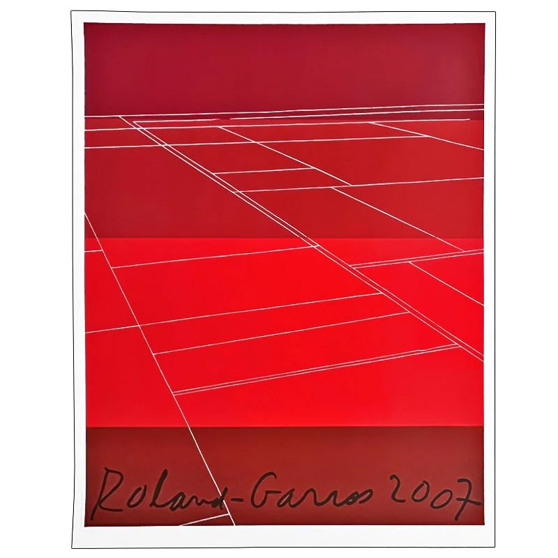 Official Roland-Garros 2007 Poster by Kate Shepherd - Image 2