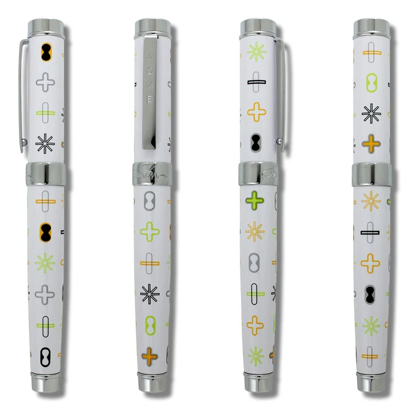 White Standard Roller Ball Pen, des. Karim Rashid for ACME - Image 4