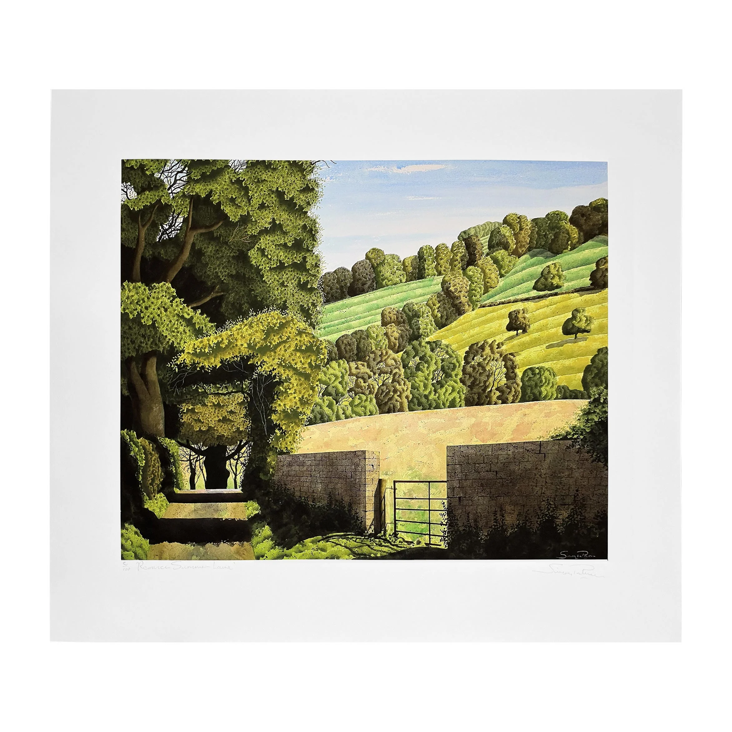 Roomer Summer Lane - Signed Limited Edition Print by Simon Palmer - Image 2