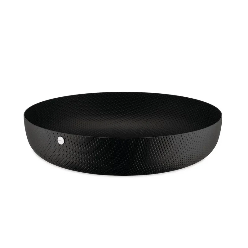 Round Black Basket JM17 T - 24cm diameter - des Jasper Morrison (made by Alessi) - Image 5