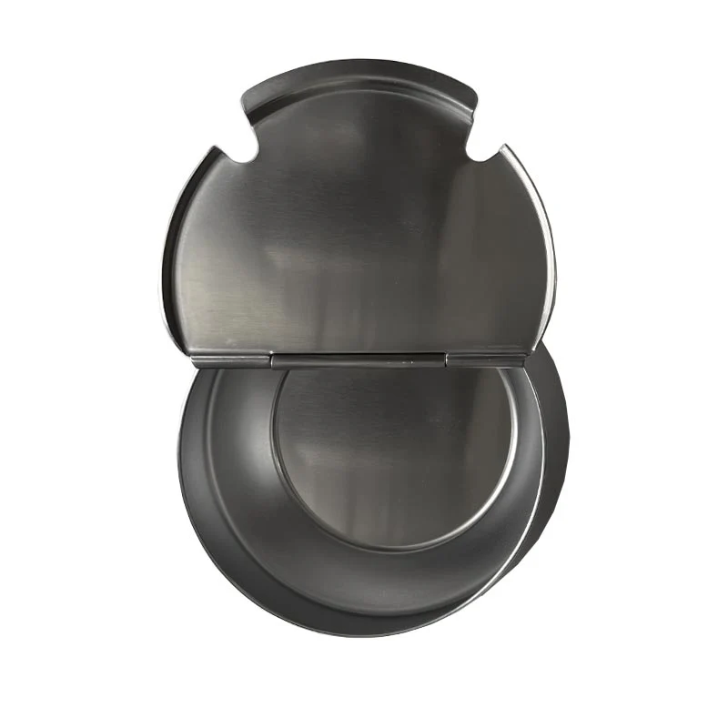 Round Stainless Steel Sugar Bowl - des. Mazzeri and Vitale for Alessi - Image 3
