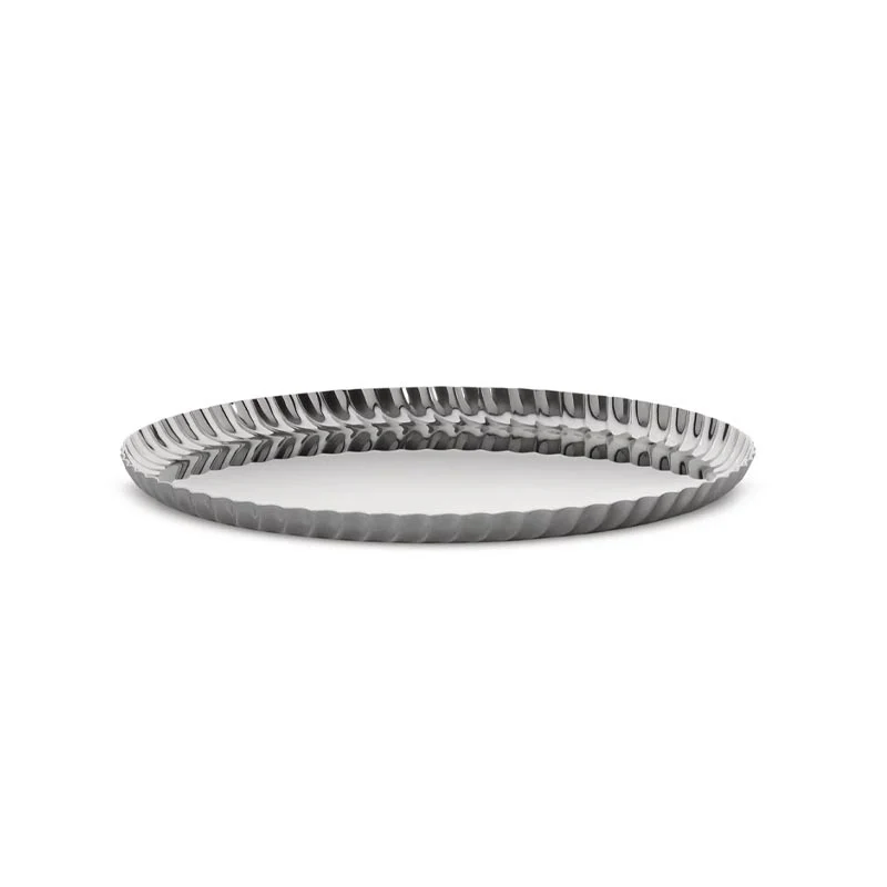 Pleats Round Tray - 23cm - des. Jin Kuramoto for Alessi - Image 2