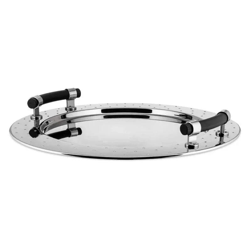 Round Tray with Handles - des. Michael Graves, by Alessi - Image 2