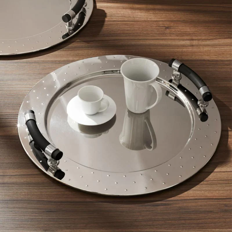 Round Tray with Handles - des. Michael Graves, by Alessi - Image 3