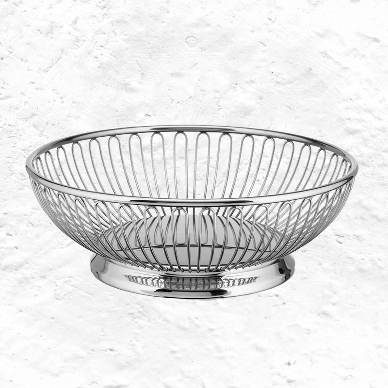 826 Round Wire Basket - 20cm - des. Ufficio Tecnico Alessi