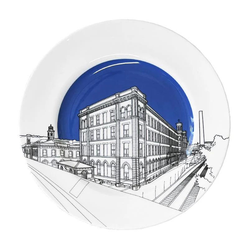 Salts Mill Plate -  Blue - by People Will Always Need Plates - Image 4