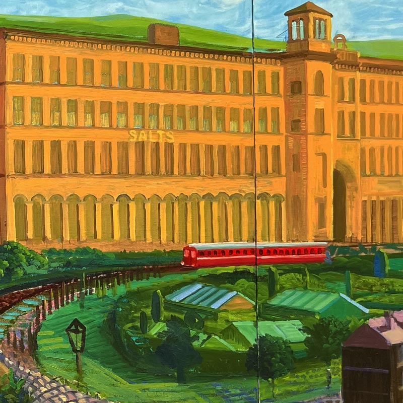 Salts Mill Poster by David Hockney - Image 3