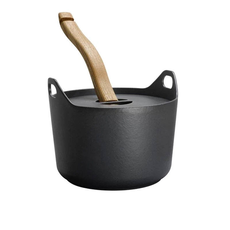 Sarpaneva Casserole Pan - Cast Iron, 3 L - des. Timo Sarpaneva for Iittala - Image 2