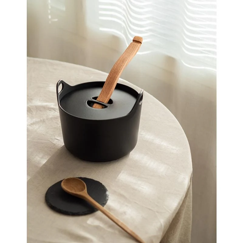 Sarpaneva Casserole Pan - Cast Iron, 3 L - des. Timo Sarpaneva for Iittala - Image 5