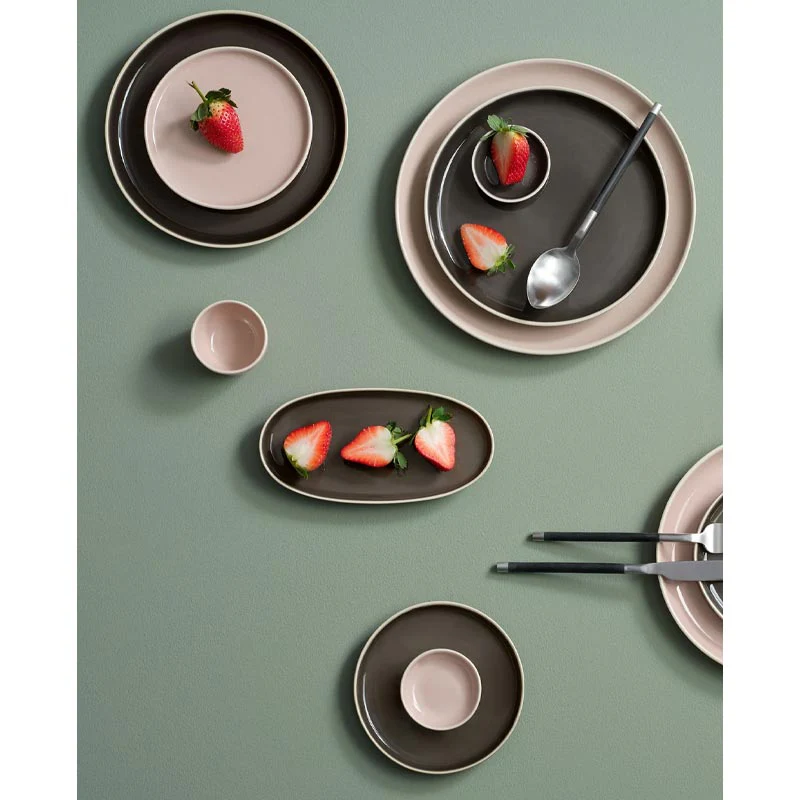 Semana Oval Aperitif Plate - Tarama - by ASA - Image 3