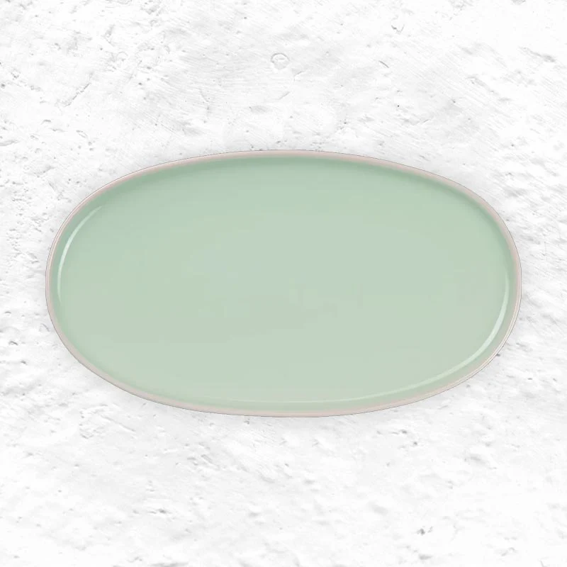 Semana Oval Platter - 28 x 16cm - Herb - by ASA