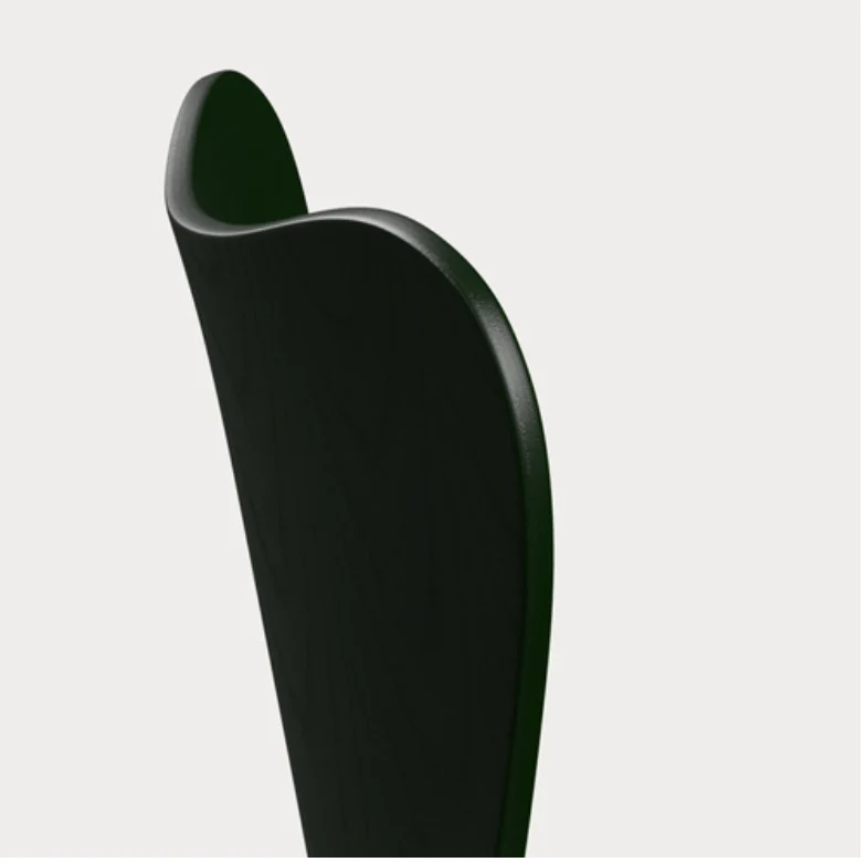 Series 7 chair des. Arne Jacobsen, 1955 - Evergreen Ash / Brown Bronze - made by Fritz Hansen - Image 3