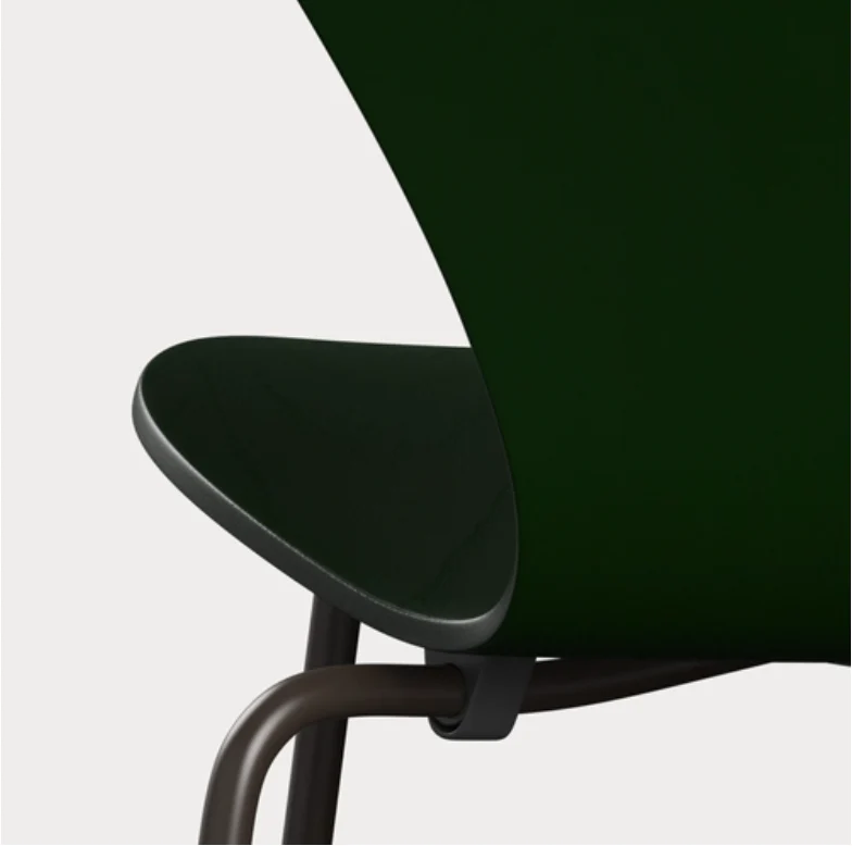 Series 7 chair des. Arne Jacobsen, 1955 - Evergreen Ash / Brown Bronze - made by Fritz Hansen - Image 5