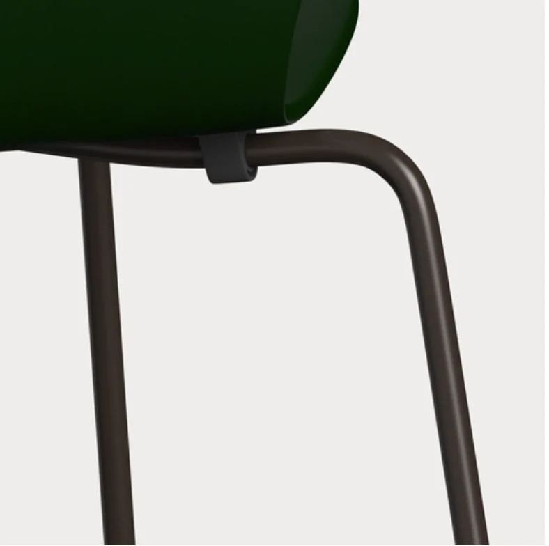 Series 7 chair des. Arne Jacobsen, 1955 - Evergreen Ash / Brown Bronze - made by Fritz Hansen - Image 6