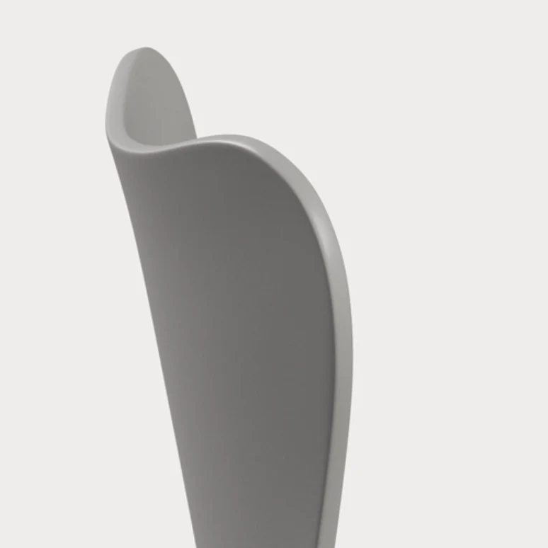 Series 7 Chair des. Arne Jacobsen, 1955 - Nine Grey Laquered / Nine Grey Base - made by Fritz Hansen - Image 3