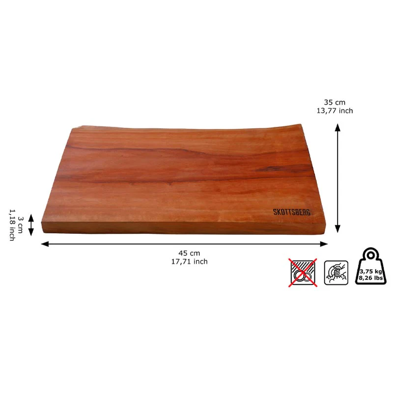 Wood Works Skottsberg Serving Board - 45cm x 35cm - Image 5