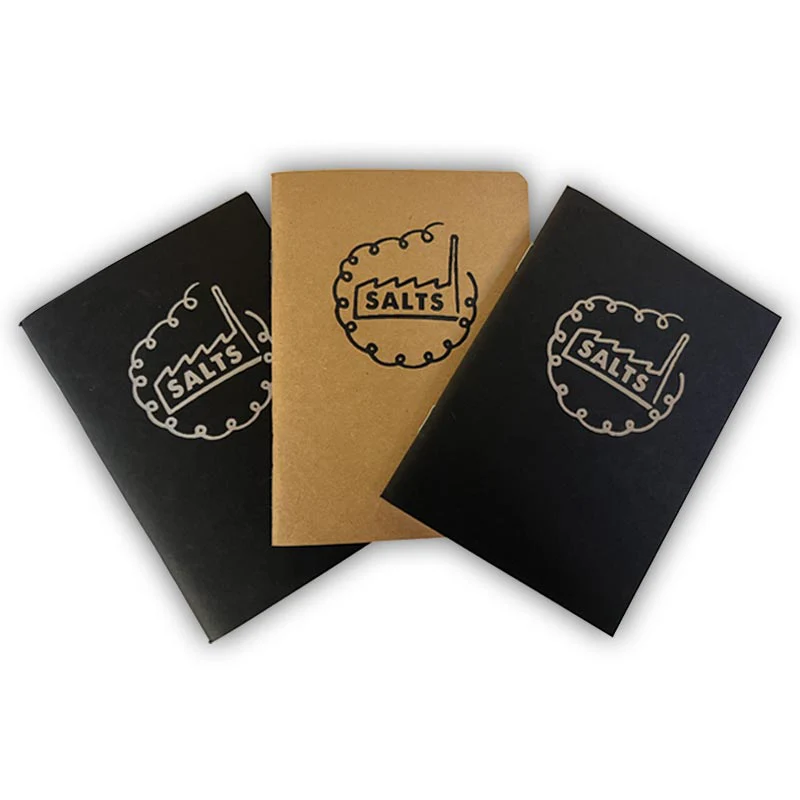 Set of 3 Mixed A6 Sketch Books (staplebound, 2 black covers, 1 natural cover) - Image 2