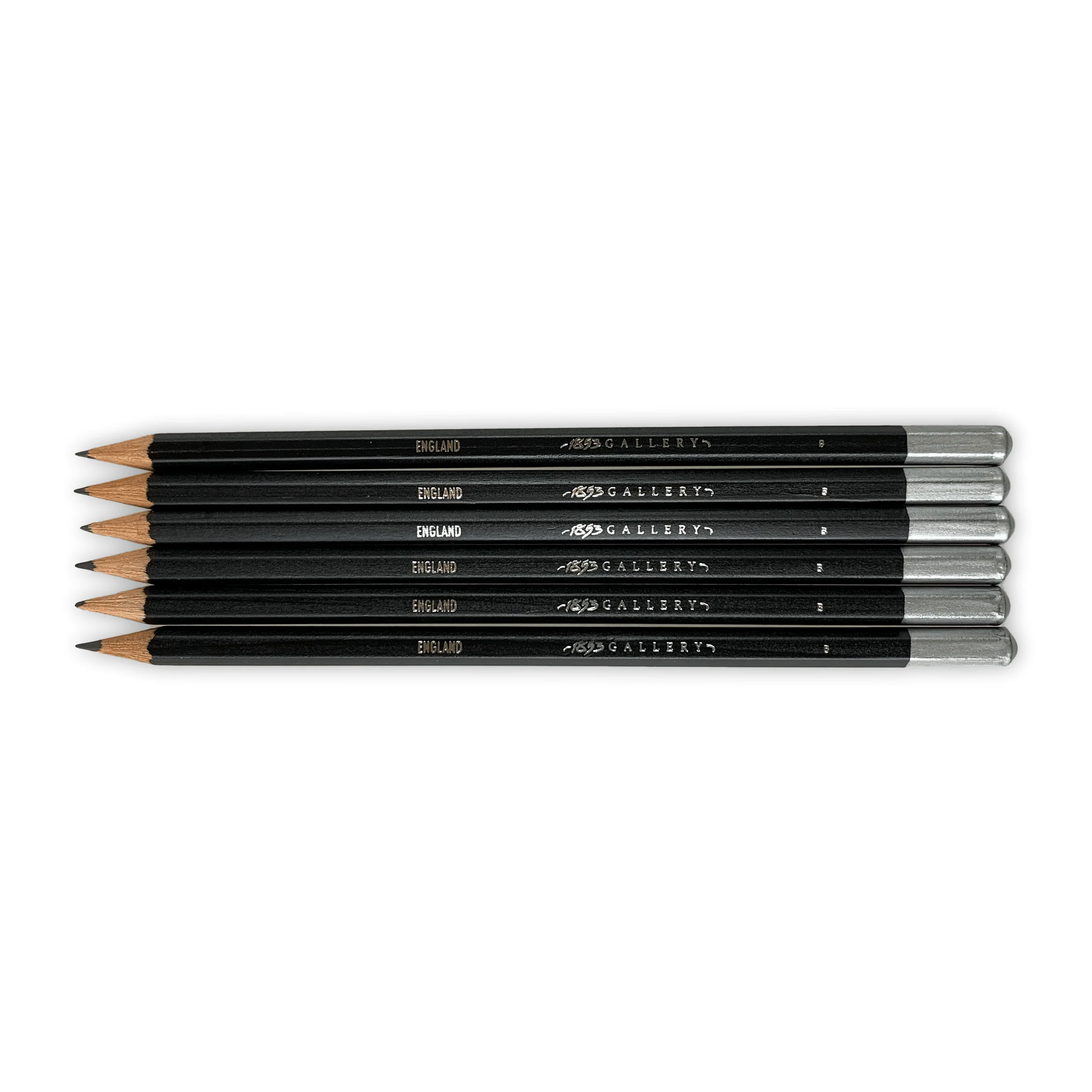 Set of 6 Salts Mill 1853 Gallery Logo Pencils - Image 3