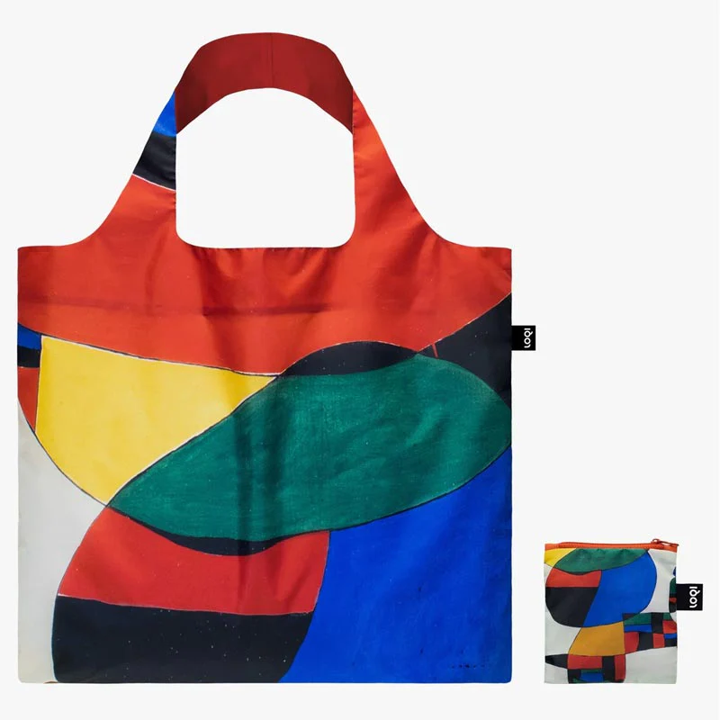 LOQI Foldaway Shopping Bag - Joan Miró - Woman, Bird and Star - Image 3