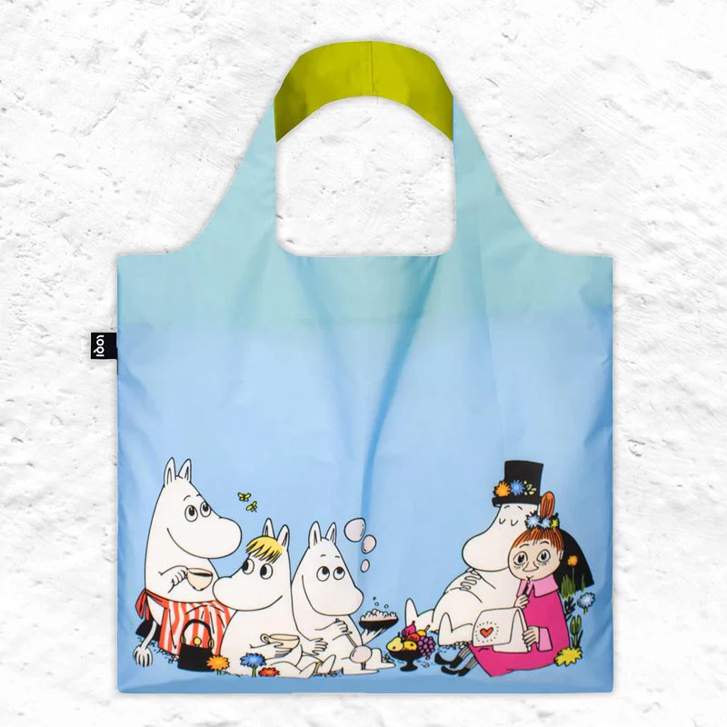 LOQI Foldaway Shopping Bag - Moomin - Family