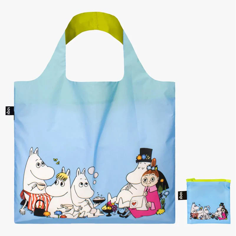 LOQI Foldaway Shopping Bag - Moomin - Family - Image 2