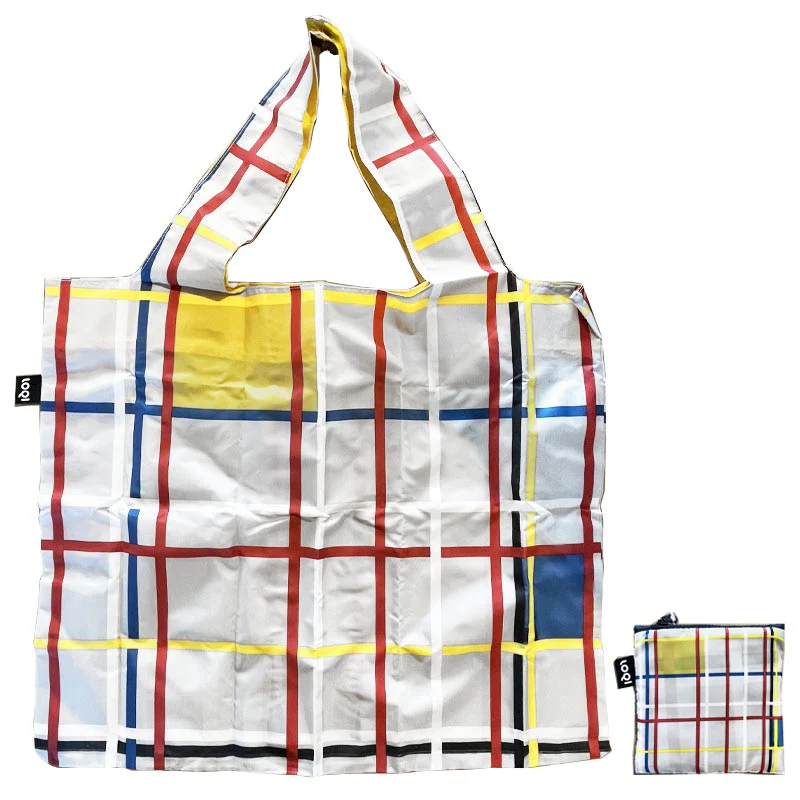 LOQI Foldaway Shopping Bag - Piet Mondrian - New York City 3 - Image 2