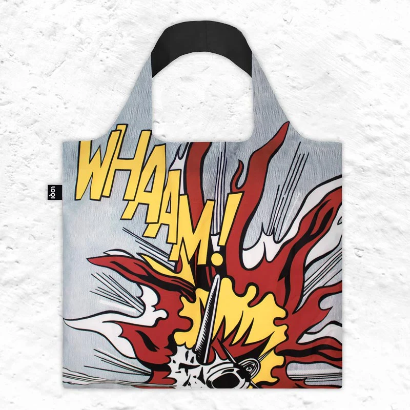 LOQI Foldaway Shopping Bag - Roy Lichtenstein - Whaam!