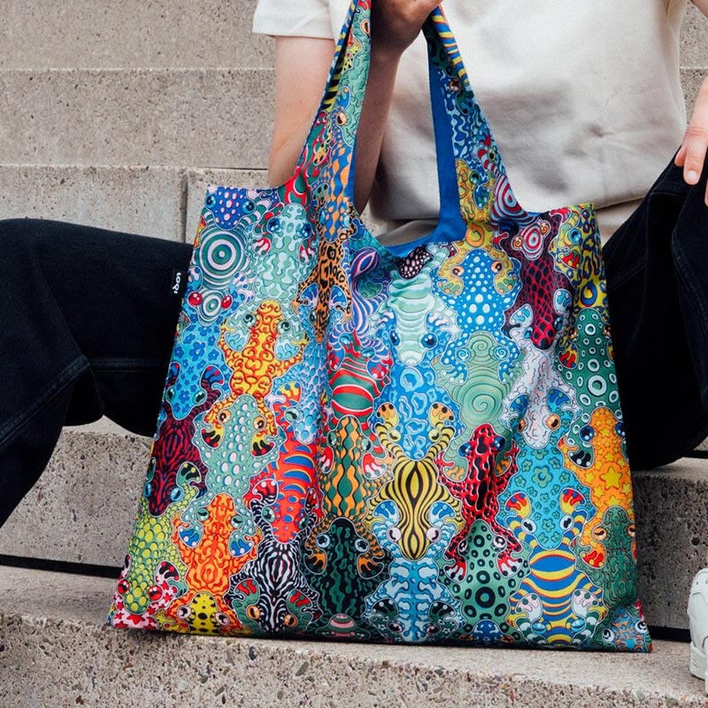 LOQI Foldaway Shopping Bag - Sam Wilde - Equi - Image 2