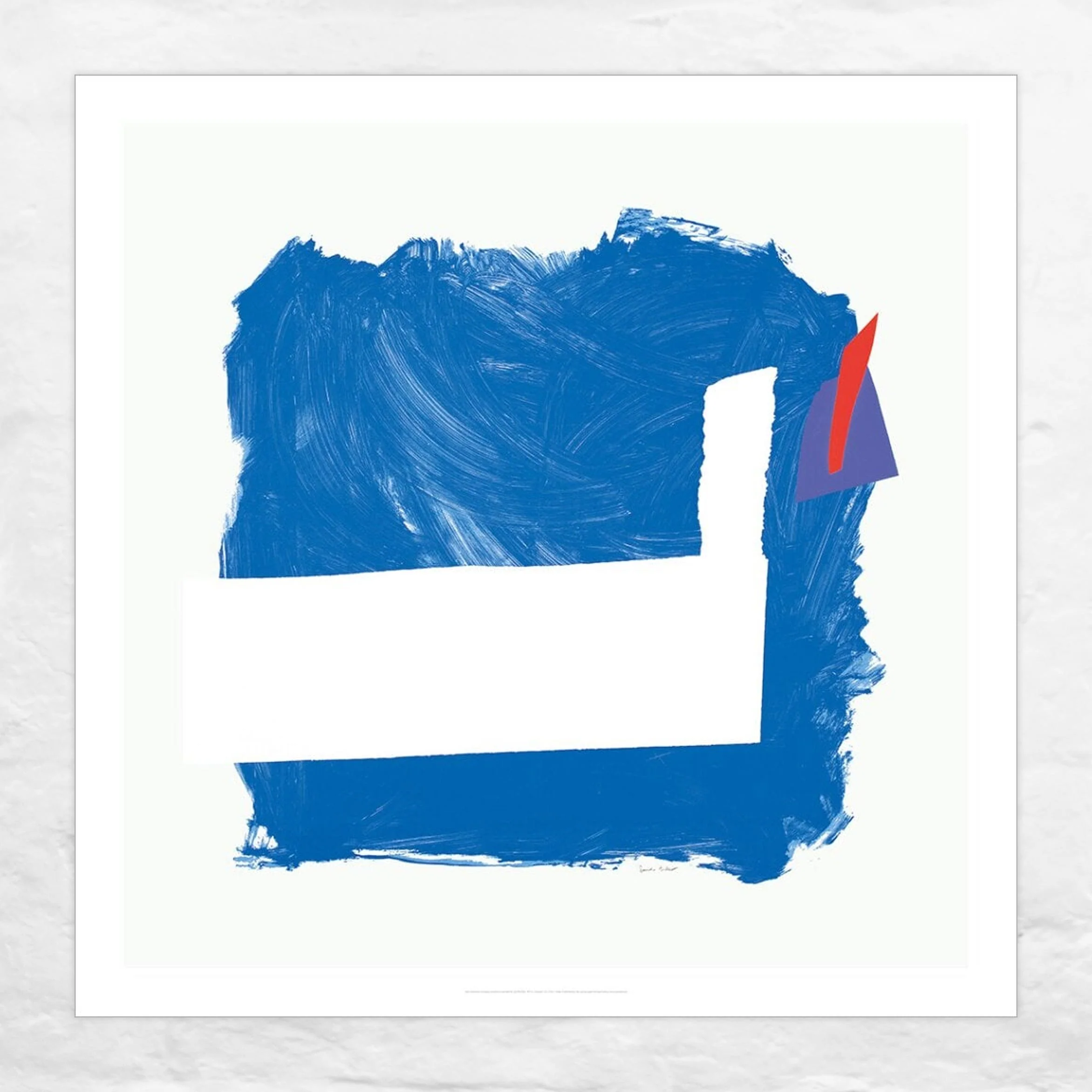 Side Effect (Blue) 1991-92 poster by Sandra Blow RA