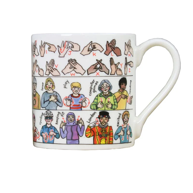 British Sign Language mug - Image 5