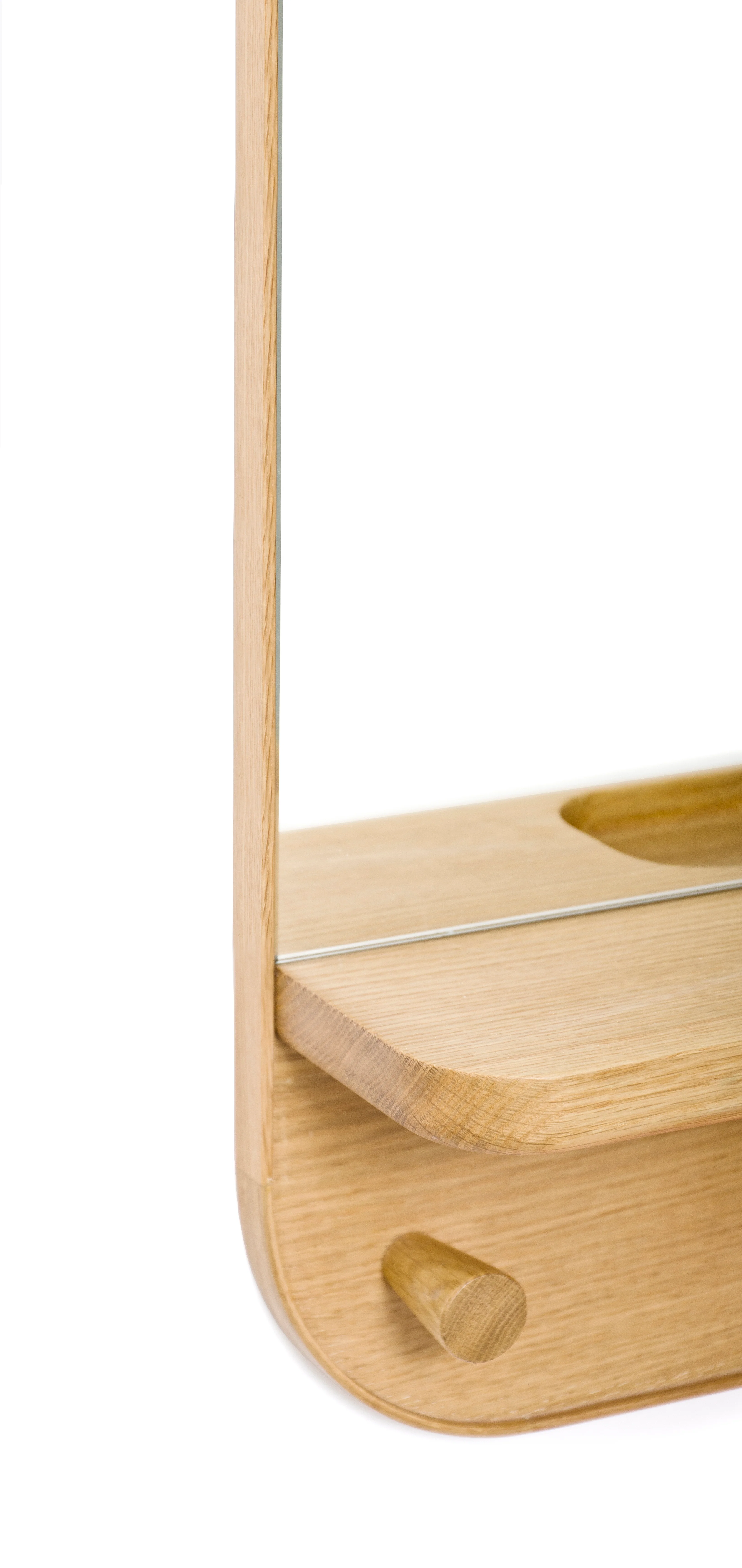 Silent Butler Storage Mirror des. Lincoln Rivers for Wireworks - Image 4