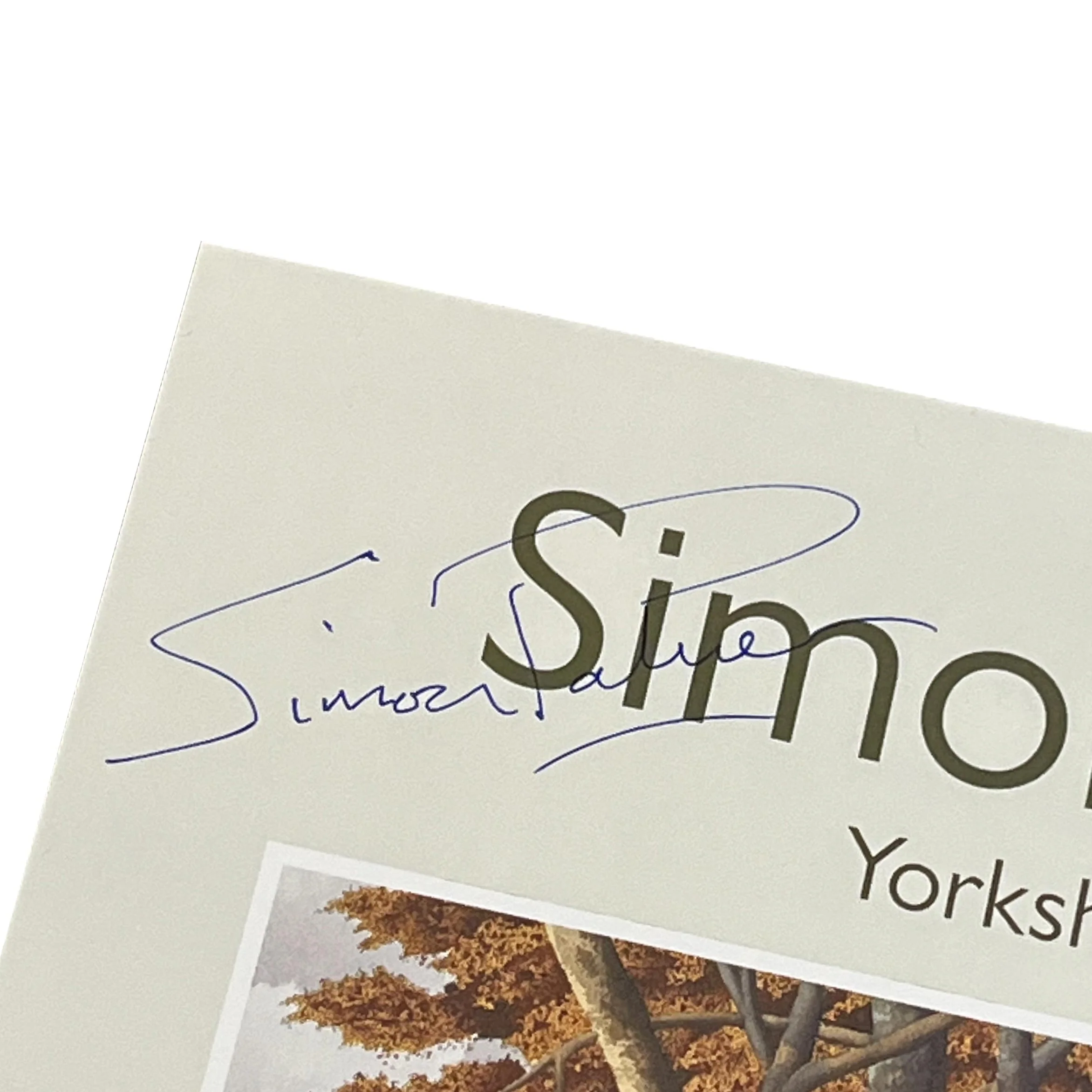 Simon Palmer Yorkshire Perspective Exhibition Poster - A3 size *Signed* - Image 2